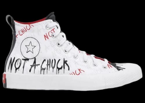 Converse Not A Chuck Hi White Paint Drip