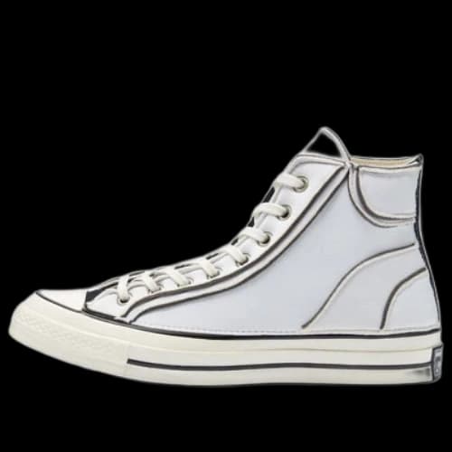 Converse Chuck Taylor All Star 1970s 'White Black'