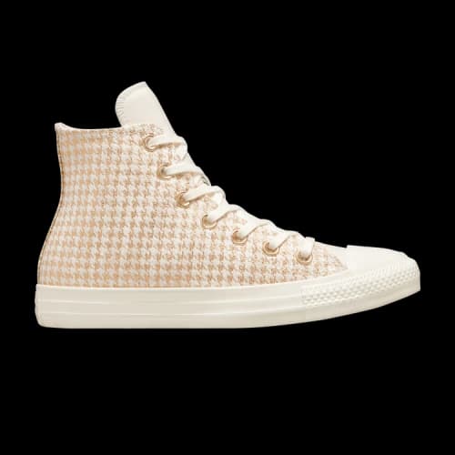 Converse Chuck Taylor All Star High 'Houndstooth Shine - Egret' (Women's)