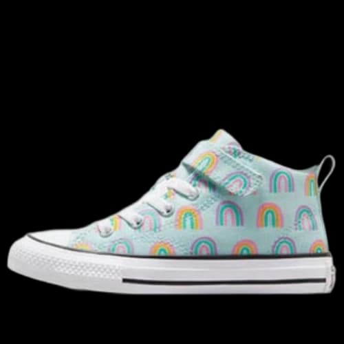 (TD) Converse Chuck Taylor All Star Easy-On Rainbows Stretch-Lace 'Baby Blue'
