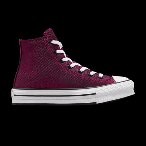 Converse Chuck Taylor All Star Platform Lift High GS 'Sparkle - Prime Pink'