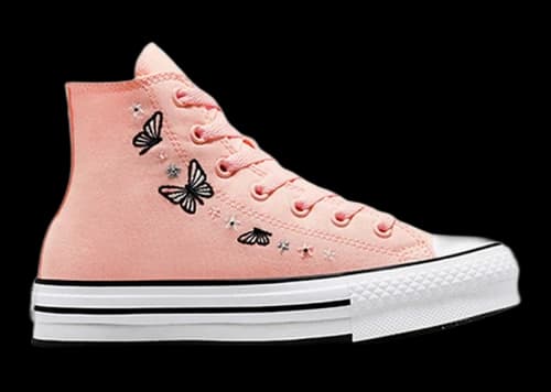 Converse Chuck Taylor All Star EVA Lift Hi Butterflies Soft Peach (GS)