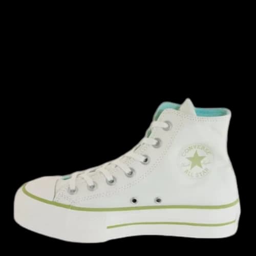 Converse Chuck Taylor All Star Lift Platform 'White Green' (Women's)
