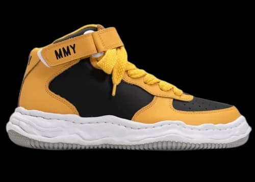 Maison Mihara Yasuhiro Wayne OG Sole Leather High Yellow Black
