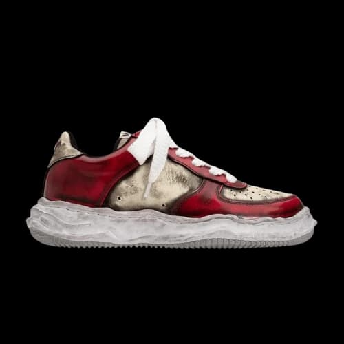 Maison Mihara Yasuhiro Wayne OG Sole Brushed Patent Low 'Red'