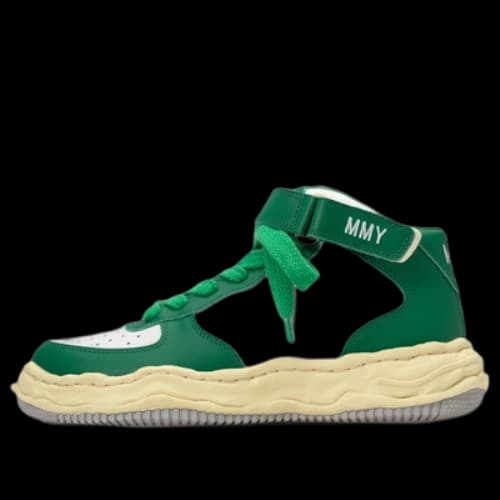 Maison MIHARA YASUHIRO WAYNE VL OG Sole Leather High-top Sneaker 'Green'
