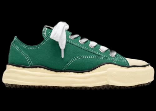 Maison Mihara Yasuhiro Peterson VL OG Sole Canvas Low CL Green