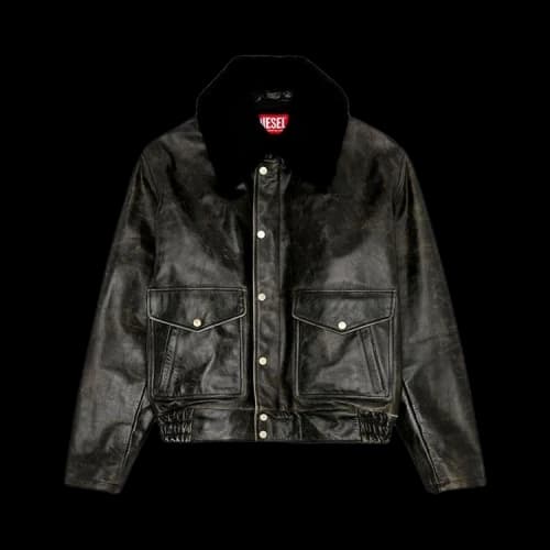 Diesel L-Muds-Fur Jacket 'Deep Black'