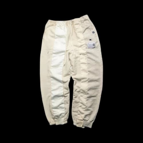 Maison Mihara Yasuhiro Vertical Switching Sweatpants 'White'