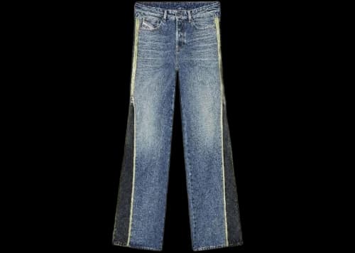Diesel D-Rise 007r9 Straight Jeans Medium Blue