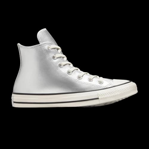 Converse Chuck Taylor All Star High 'Metallic Leather - Silver' (Women's)