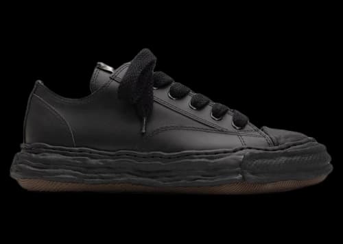 Maison Mihara Yasuhiro Peterson 23 OG Sole Leather Low Black Black