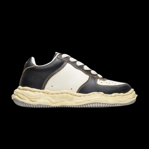 Maison Mihara Yasuhiro Wayne OG Sole Vintage Leather Low 'Black White'
