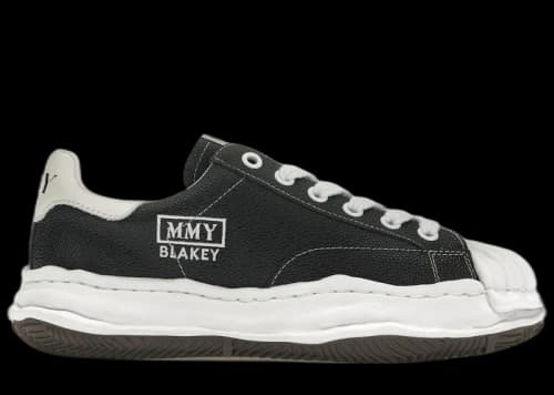 Maison Mihara Yasuhiro Blakey OG Sole Embossed Leather Low Black