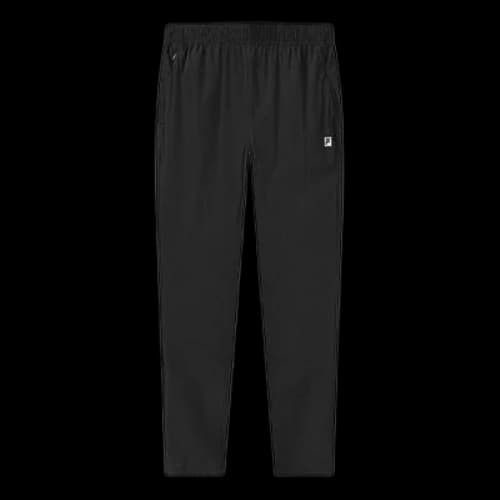 FILA Athletics Logo Pattern Loose Sports Long Pants Black