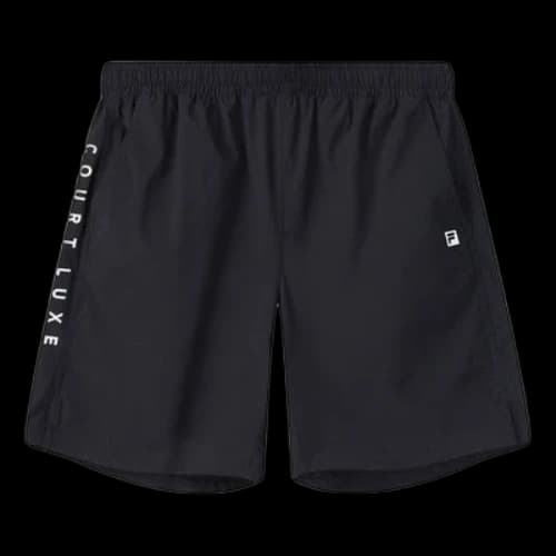 FILA Alphabet Printing Casual Woven Shorts Blue