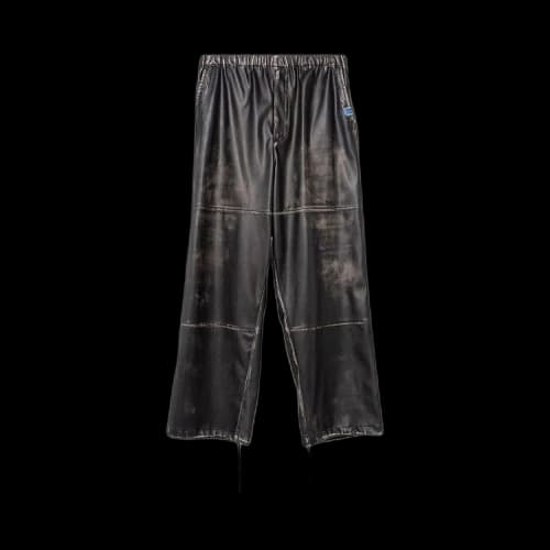 Maison Mihara Yasuhiro Synthetic Leather Pants 'Black'