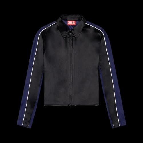 Diesel C-Lory Double Knit Satin Jacket 'Black'