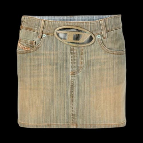 Diesel De-Ron-Fsd Skirt 'Denim'