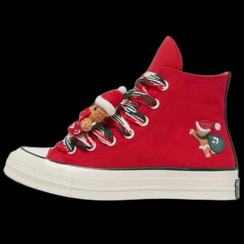 Converse Chuck 70 Hi X-Mas Gingerbread & Knit Sock Red