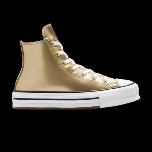 Converse Chuck Taylor All Star EVA Lift Platform High GS 'Metallic Light Gold'