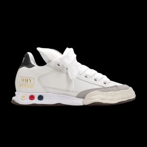 Maison Mihara Yasuhiro Herbie Puffer OG Sole Leather Low White