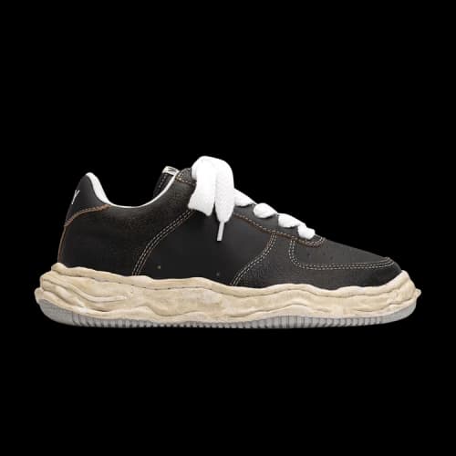 Maison Mihara Yasuhiro Wayne Low 'Cracking Leather - Black White'