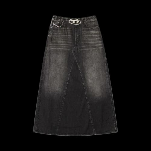 Diesel De-Pago S3 Denim Skirt 'Black'