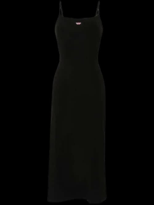 Diesel Strappy Long Dress Black
