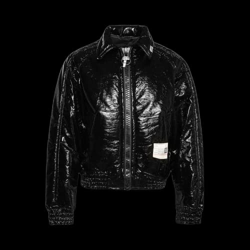 Maison Mihara Yasuhiro Fake Enamel Puffer Blouson 'Black'