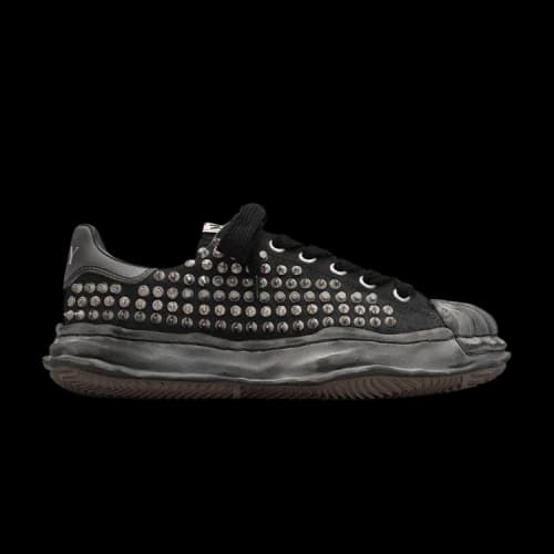 Maison Mihara Yasuhiro Blakey OG Sole Studded Canvas Low 'Black'