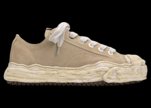 Maison Mihara Yasuhiro Hank OG Sole Suede Low Beige White