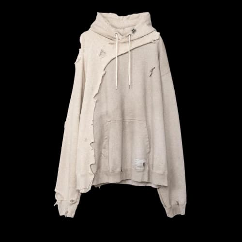 Maison Mihara Yasuhiro Layered Hoodie 'White'