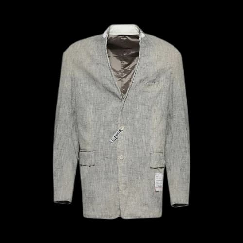 Maison Mihara Yasuhiro Slub Nep Tweed Blazer 'Ivory'