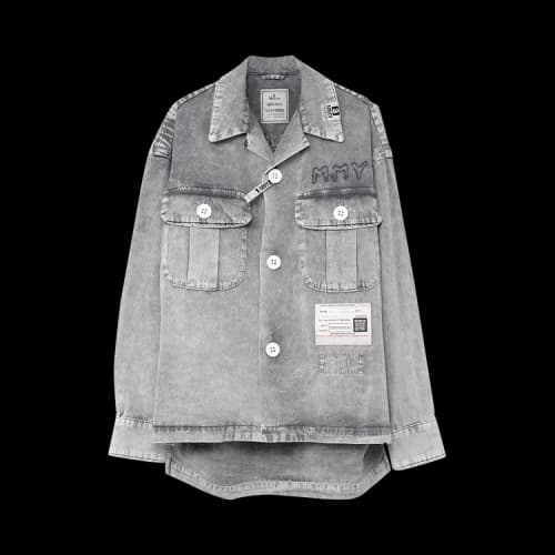 Maison Mihara Yasuhiro Amateur Sewn Aged Shirt 'White'