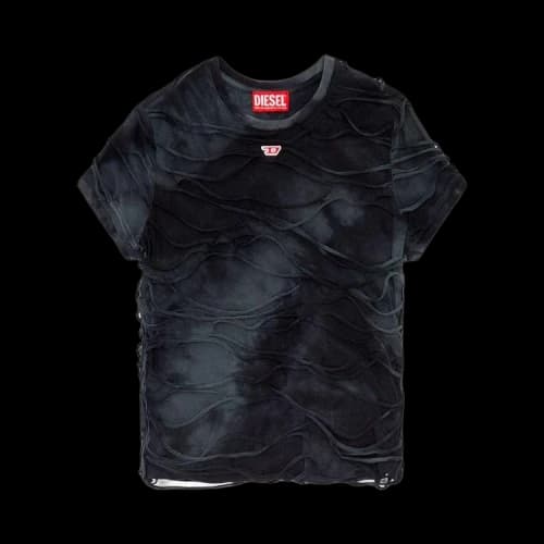 Diesel T-Uncutie-Long-P1 T-Shirt 'Black'