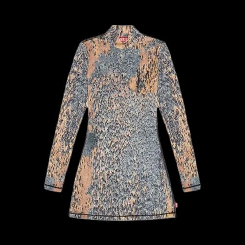 Diesel D-Eleo-Short Printed Dress 'Dark/Grey'