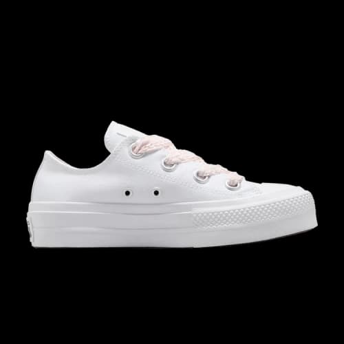 Converse Chuck Taylor All Star Lift Platform Low 'Crochet Laces - White Blush Hush' (Women's)