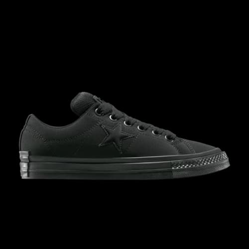 Converse One Star Low 'Puff - Triple Black'