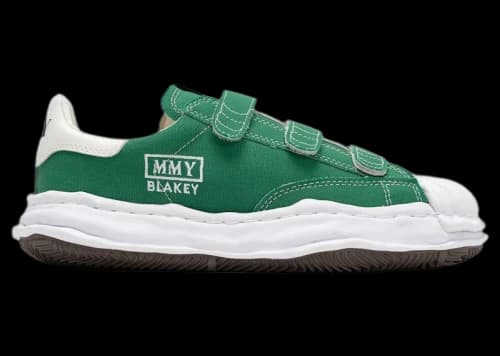 Maison Mihara Yasuhiro Blakey OG Sole Canvas Low Velcro CL Green
