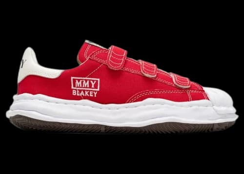 Maison Mihara Yasuhiro Blakey OG Sole Canvas Low Velcro Red