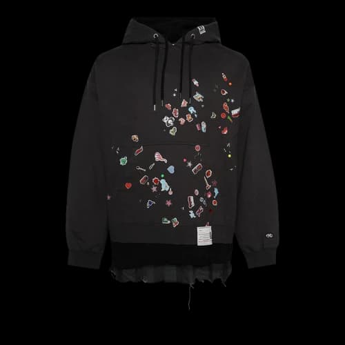 Maison Mihara Yasuhiro Triple Layered Hoodie 'Black'