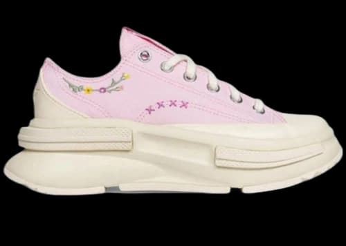 Converse Run Star Legacy CX Ox Sugar Berry Cactus Bud Floral Embroidery