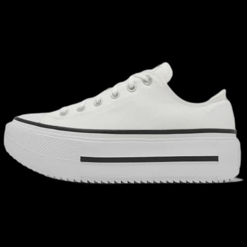 Converse Chuck Taylor All Star Lift Double Stack Low White Black