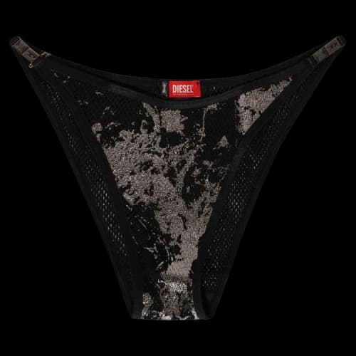 Diesel Fishnet String Bikini 'Black'