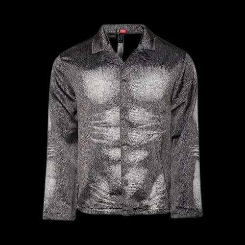 Diesel x SAVAGE x FENTY Trompe Denim Sleep Shirt 'Black'