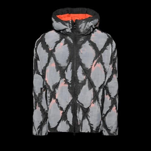 Diesel W-Dom Puffer Jacket 'Black/Red'