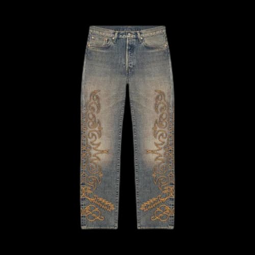 Levi's x Denim Tears Western Stitch 501 Jeans 'Worn Indigo'