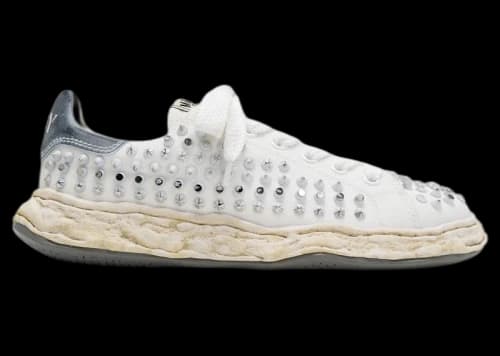 Maison Mihara Yasuhiro Charles OG Sole Studded Canvas Low White