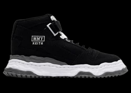 Maison Mihara Yasuhiro Keith OG Sole Canvas High Black White
